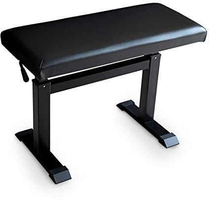 Hydraulisk justerbar pianopall och sminkbordsbänk legeringsram med skyddande dyna – perfekt för hemmabruk Ergon design för komfort och stabilitet.