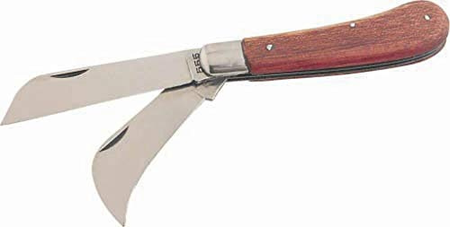 Sam outillage 357 - Coltello a 2 lame/1 a falcetto, per elettricista, 70 mm
