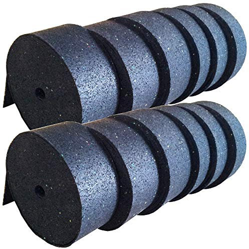 Gummigranulat Streifen Stärke: 3mm Rollen Terrassen Pads Stelzlager Bautenschutzmatten (ARM 3mm; 80 x 10000 mm (2 Stck. á 5 mtr.))