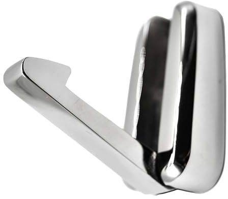 MARINE CITY 316 Stainless Steel Spring Folding Hat and Coat Hook - Strong, Durable, Foldable, Mirror Polished - Ideal for Boats, Yachts, Hardware Accessories