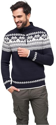 Brandit Men's Troyer Norweger Pullover Sweater (Pack of 1)
