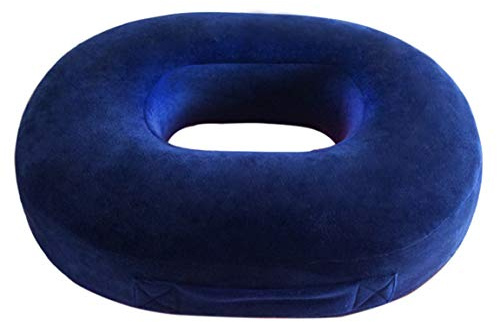 Ecosafeter Orthopedic Ring Memory Foam Cushion - Donut Cushion for Relief of Haemorrhoids and Piles, Coccyx Pain, Suitable for Wheelchair, Car Seat, Office Or Outdoor