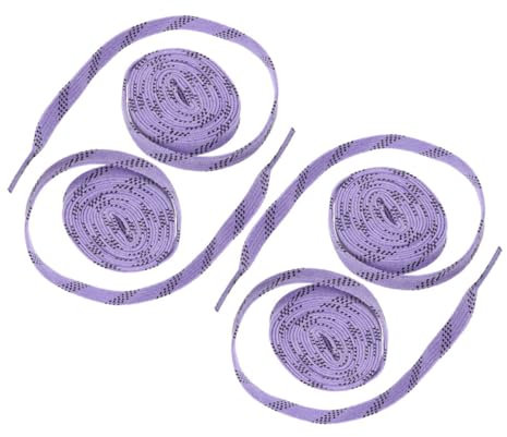 SKISUNO Praktisch Für Hockey – 2 Paar Gewachste Schnürsenkel – Schnürsenkel Für Eishockeyschuhe – Polyester – Ersatz Für Skischuhe & Sport