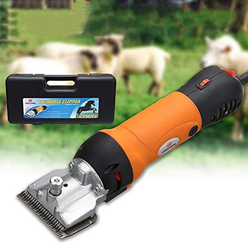 ZJFHEYUO Tondeuse Professionnelle pour Chevaux, 320 W, 6 Modes réglables, Ciseaux électriques pour Chevaux, Accessoires pour Chevaux | Toilettage pour Chevaux, cochons et Vaches