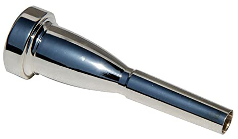 Pure Hel Koppar Silverplätering Trumpet Munstycke Ersättningsmusikinstrument för Bach (1C) (3C)