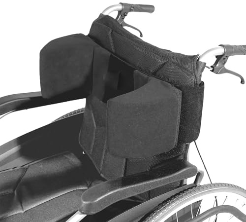 Generisch Soporte lateral para silla de ruedas | Soporte lateral para silla de ruedas con ajustable | Soporte lateral universal para silla de ruedas | Soporte lateral para sillas de ruedas, cojín