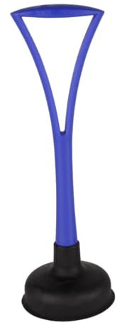 EUROHOME Pümpel aus Kunststoff - Abflussreiniger WC Saugglocke mit effektivem Gummiaufsatz - Toiletten Pömpel 43 x 14 cm - Saugglocke Abfluss zur nachhaltigen Abflussbefreiung ohne Chemikalien