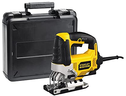 STANLEY FATMAX Sierra de Calar 710 W, Acción Pendular, Velocidad Variable, Cambio de Hojas sin Herramientas, Corte Bisel 45°, Maletín Incluido, FME340K-QS