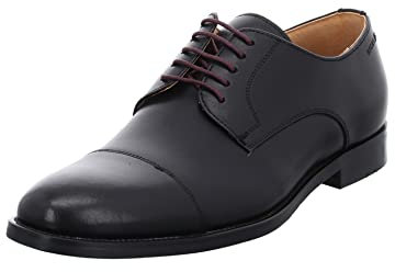 Digel Herren Businessschuhe Skipp Schnürschuh Glattleder Schnürhalbschuhe Büro Elegant Uni Skipp Leder schwarz klassisch Derby Business 130.001-215708