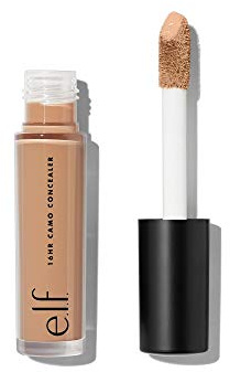 e.l.f. 16HR Camo Concealer, volle Deckkraft und hochpigmentiert, mattes Finish, Hellbraun Latte, 200 ml