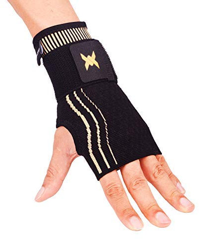 Thx4COPPER Kompressions Handgelenk Bandage mit Elastische Klettverschluss Riemen, Relief für Karpaltunnel, RSI, Sehnentzündung, Arthritis und Handgelenk Müdigkeit, M