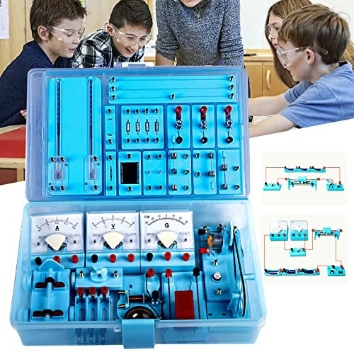 Physik Baukasten Elektrobaukasten für Kinder Science Lab Grundlegende Elektrizität Magnetismus Experiment Bildung Kits für Kinder Junior Senior High School Schüler