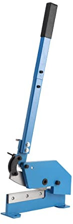 Lfhelper Handhebelschere 200mm manuelle Metallschere Hebelschere Blechschere Schlagschere Blech Schere Messerlänge Lang Griff Stahl Blechschere Schlagschere Metall-Cutter für Blech und Metall, Blau