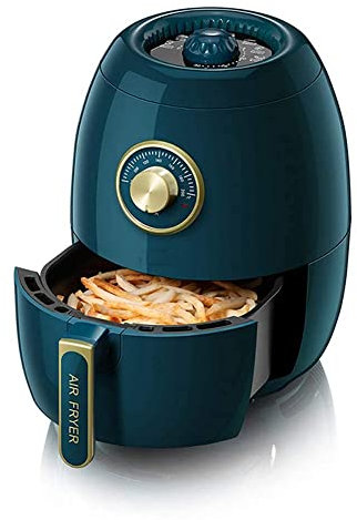 Friggitrice ad aria, friggitrice elettrica senza olio per uso domestico da 3 litri, timer da 30 minuti e controllo della temperatura regolabile, padella antiaderente, friggitrice multifunzione mini