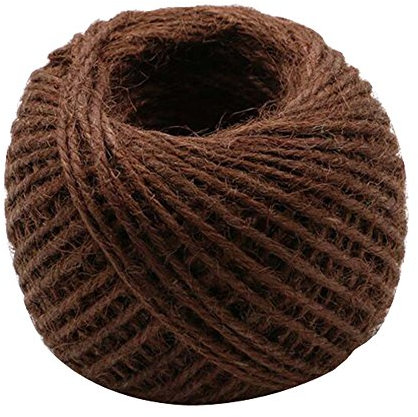 Corda for bondage,Corda da giardino,Corda di canapa colorata Corda di iuta intrecciata durevole Corda tessuta a mano,Caffè