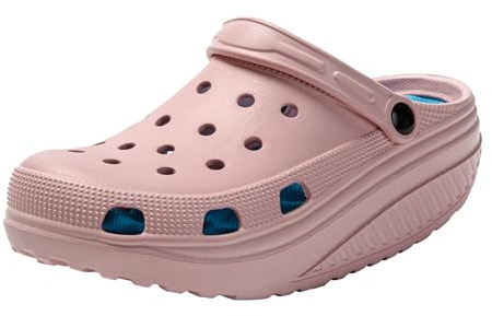 JOMIX Zuecos Mujer Verano con Plantilla Extraíble de Balancín Zuecos Mujer Basculantes Clogs Mujer