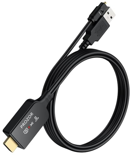 PROZOR Cavo Adattatore Audio eARC/ARC a Ottico TOSLINK (1.5m) Supporta 192KHz/24bit, Dolby Digital 5.1, DTS, Plug & Play Convertitore HDMI ARC a Ottico per TV, Soundbar e Impianti Home Theater