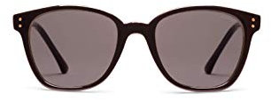 KOMONO Renee Black Tortoise Unisex Oval Cellulosepropionat-Sonnenbrille für Damen und Herren mit UV-Schutz und kratzfesten Gläsern