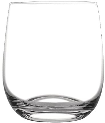 Olympia Rounded Crystal Rocks Glass 315ml (6 Pack) - Water, Juice, Drinks Glasses GF718