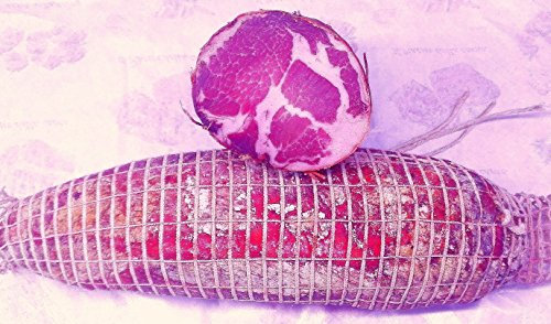Capocollo Coppa Salame Piccante Artigianale Stagionato trancio 400 gr Prodotti Tipici Calabresi Sfizi di Calabria