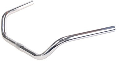 SENQI Bicycle Rise Cruiser Handlebar 25.4mm Silver