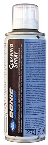 Donic-Schildkröt Tischtennis Reinigungsspray, 200 ml, zum Reinigen und Auffrischen der Schläger-Beläge, 828523