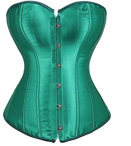 Korset Corset Överst Buster Prinsessan Snör upp Kvinnor Överskridande Satin Plusstorlek