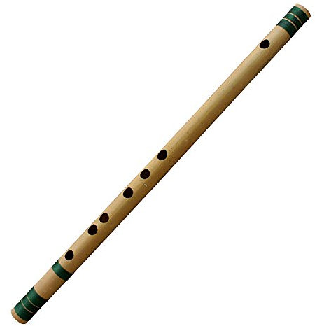 Whitewhale Indian Bansuri bambuflöjt – indiska musikinstrument för professionell användning