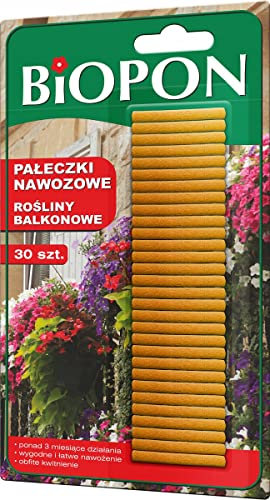Lot de 150 bâtonnets d'engrais pour plantes de balcon Effet longue durée 3 mois