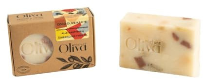 OLIVA NATURE(COCO-OLIVE-KARITE)-weiche Haut, Feuchtigkeitsspender-100% Naturseife - Handgemacht - Duschseife für alle Hauttypen - Handwaschseife - Naturkostmetik !!GRATIS Seife dazu!!