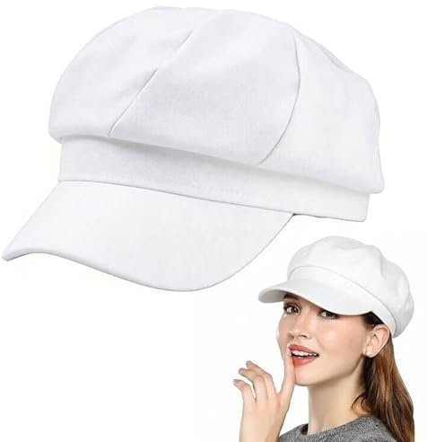 Women Beret Newsboy Hat,Beret Hats for Women,Men Women French Style Hat,Plain Classic Color Beret's Hat's,Women's French Octagonal Beret Newsboy Cap,Unisex Soft Warm Outdoor Vintage Artist Beret Cap