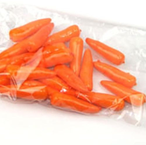 Kunstgemüse Display Sammlung von 20 Stück inkl. Kartoffeln, Chilies für einzigartige Deko-Ideen (Karotte)