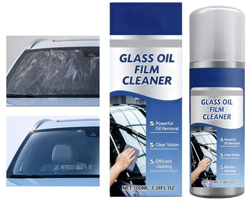 Sgrassatore per vetri auto, 100 ml, liquido anti-appannamento rapido ed , detergente per rivestimento parabrezza, per specchietti esterni, fanali, pneumatici, moto, camion