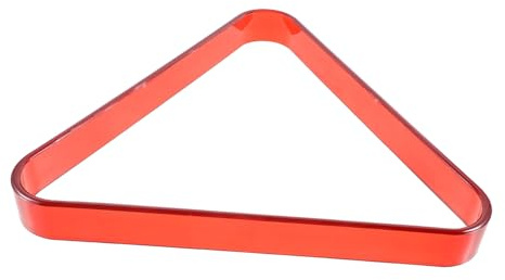 ibasenice Telaio Triangolo da Biliardo in Materiale PC Resistente Porta Palle da Biliardo da Tavolo per Snooker e Pool
