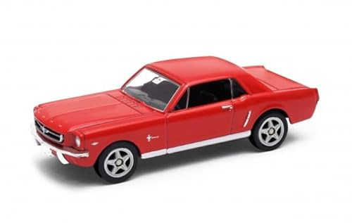 OPO 10 - Auto in Miniatura Compatibile con Ford Mustang 1964, Scala 1:64, 3 Pollici (7,5 cm), Welly SUP67