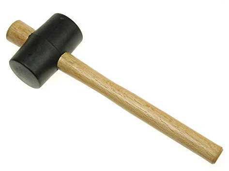 Faithfull FAIRMB312 Rubber MallET - Black 3.1/2IN