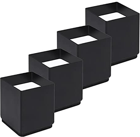 RCHYFEED 2 Zoll Möbelerhöhung Betterhöhung 5cm aus Karbonstahl, Selbstklebende Möbelerhöher Betthöher Tischerhöhung Stuhlerhöhung, 2.4 Zoll im Durchmesser, Jedes Elefantenfuß Lager 2500 PFD