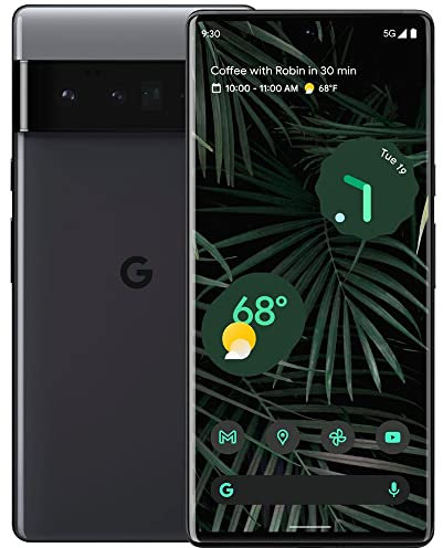2021 Google Pixel 6 Pro 256GB - Stormy Black (Renewed)
