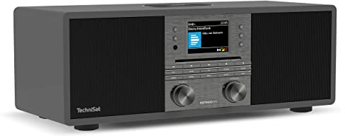 TechniSat DIGITRADIO 650 Radio Digital Hi-FI Todo-en-Uno (Dab+, FM, Radio Internet, Reproductor de CD, Transmisión de Música, 2.1, Altavoz 70 W, USB, Pantalla Color, Control de aplicación) Antracita