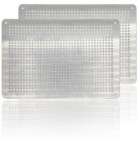 Air Brick Cover for Pest Proofing – Rat/Mouse Prevention Air Vent Cover – Aluminium Alloy Cover to Stop Rodents & pests Entering Property – for Internal or External use (Pack of 2, 170x250mm)