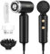 Ion Hair Dryer, 1500 W Professional Hair Dryer for Quick Drying, Hair Dryer with 110,000 rpm Brushless Motor, 200 Million Negative Ion Hair Dryer with Diffuser/Nozzle/Hair Dryer Holder