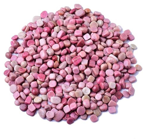 XYUERU Gravier de Grain de Bois Rouge Naturel, copeaux roulés, Pierre d'aquarium, décoration d'aquarium for Aquarium, Plantes Vertes en Pot, décoration de Jardin 500g/1,1 LB
