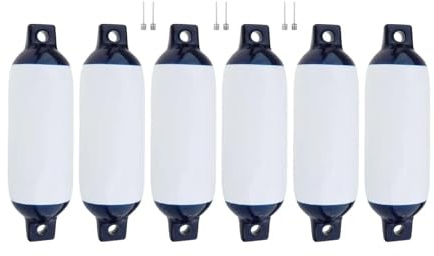 MJINA Paraurti for Barche Parabordi in PVC for Barche a Vela Ammortizzazione for ormeggio Barche da Pesca(6 Set Boat Fender)