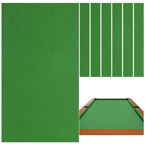 BATTIPAW Tavolo da biliardo professionale in feltro, 2,4 m, kit di ricambio in feltro di poliestere, accessori per snooker con strisce di panno per club, sale giochi, casa
