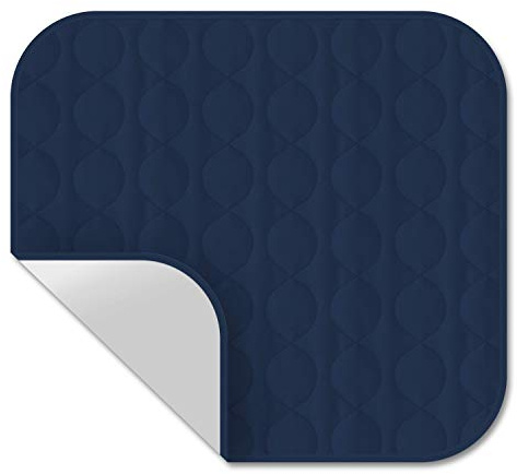 RMS Washable & Reusable Incontinence Chair Pad, Seat Protector & Bed Pad (Blue)
