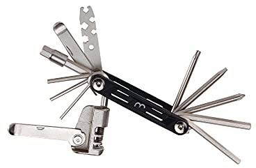 BBB Cycling 18-i-1 Cykelreparationssats i aluminium, multifunktionell, vikbar - MaxiFold stor modell BTL-141L
