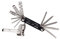 BBB Cycling Fahrrad MaxiFold BTL-141L Fahrradreparatur-Werkzeugsatz Mini-Set Multifunktionales 18-in-1-faltbares Multitool-Aluminium, Black, L