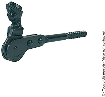 Arrêt de volet bergère à visser - Longueur (mm) : 135