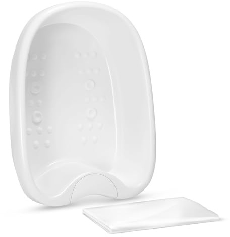 VnioLife Ionic Detox Foot Bath Tub Basin for All Detox Machines with 100 Liners - Beauty Feet, Relieve Foot Discomfort