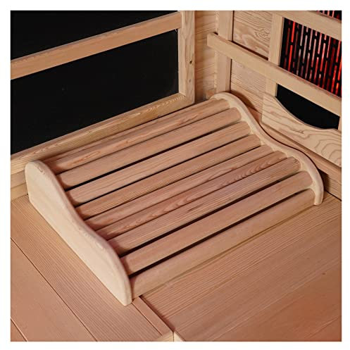 amocane Sauna Headrest Pillow for Sauna Room, Sauna Accessories for Any Barrel or Infrared Sauna, Non-Toxic, Comfortable S-Shape Design (Canadian Hemlock)